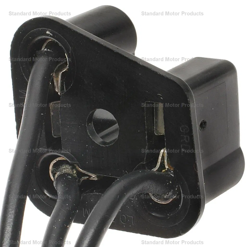S-844 – STANDARD IGN Headlight Socket, OE Replacement 3 Terminal Female Black - view 2